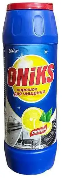 Засіб чистящий порошкоподібний Онікс Лимон 500 г