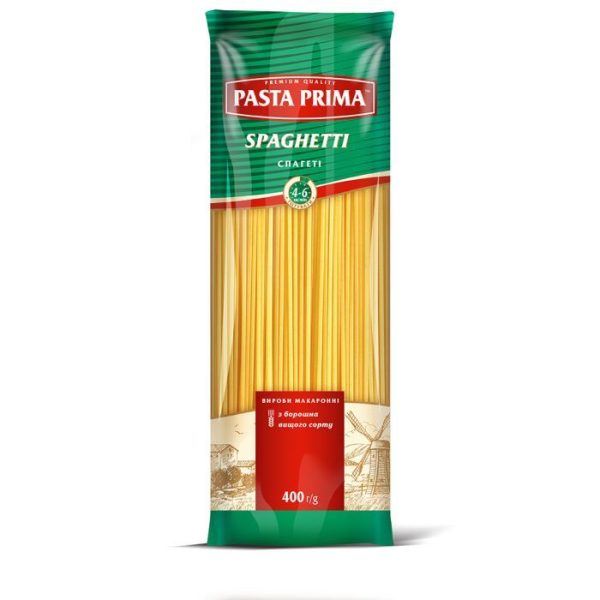 Спагеті ТМ Pasta Prima 400г