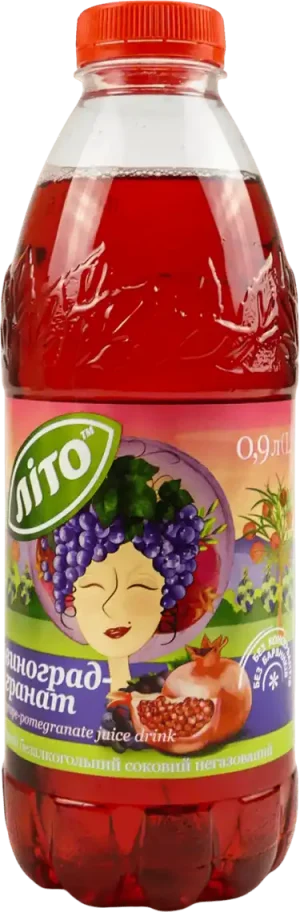 Нектар Літо  Виноград-гранат   0.9л