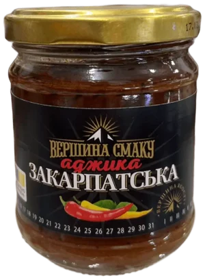 Аджика Закарпатська ТМ Вершина Смаку""