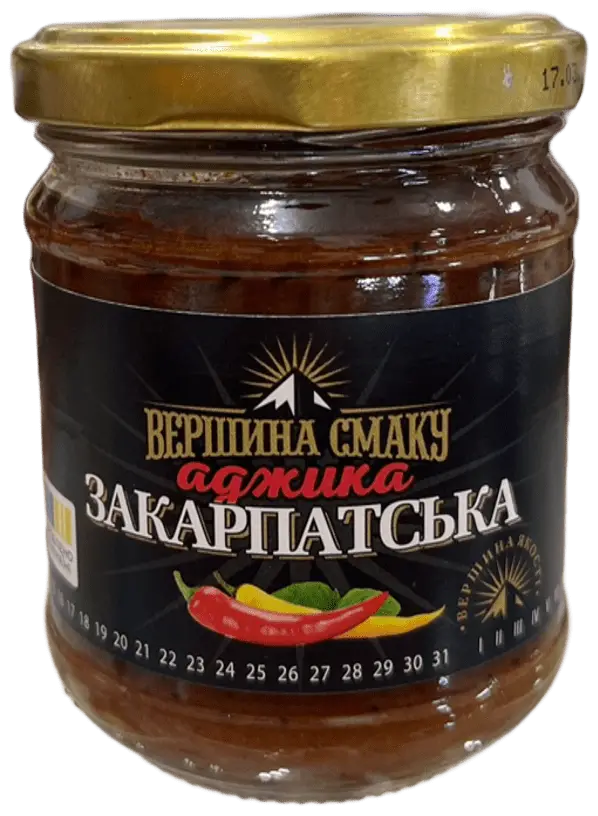 Аджика Закарпатська ТМ Вершина Смаку""