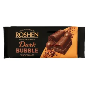 Шоколад ROSHEN пористий  чорний акція 80 г