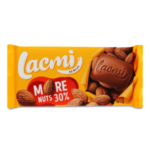 Шоколад Молочний ROSHEN Нат з Цілим Мигдалем Акція 80г