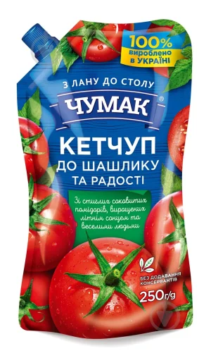 Кетчуп до  шашлику ЧУМАК 250 г