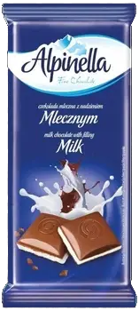 Шоколад молочний 100 г Alpinella
