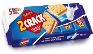 Печиво Затяжне 2 CRACK з Мол.-ван. ROSHEN 235г