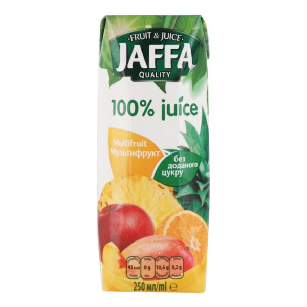 Сік мультифруктовий Jaffa 250 мл