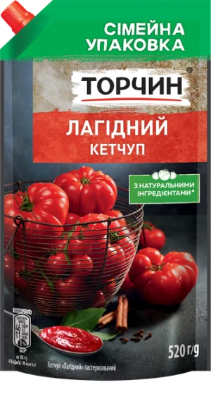 Кетчуп Лагідний ТМ ТОРЧИН 520 г