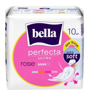 Прокладки BELLA perfeca utra rose 10 шт