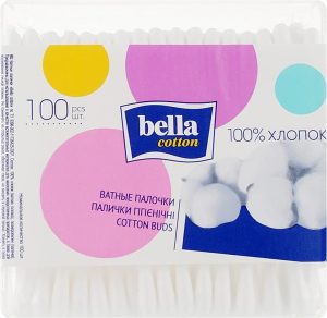 557889-1.jpg Ватні палочки Bella 100шт
