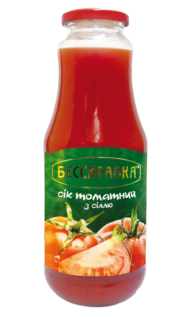 Сік томатний Бессарабка  сіль 1 л