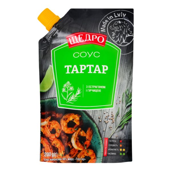 Соус Тартар д/п Щедро 200г
