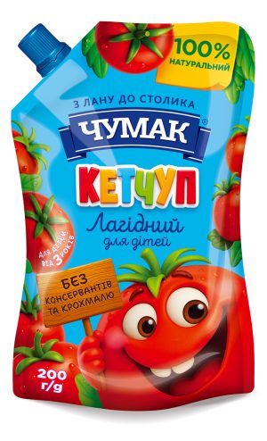 Кетчуп Лагідний для дітей Чумак 200 г