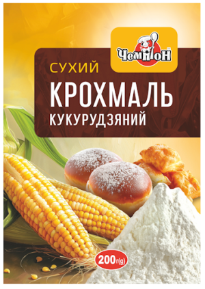 Крохмаль кукурудзяний 200 г. ТМ Чемпіон
