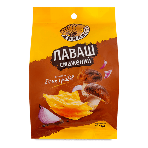 Лаваш смажений зі смаком білих грибів 90г