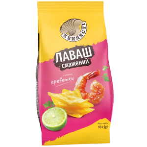 Лаваш смажений зі смаком креветки 90г