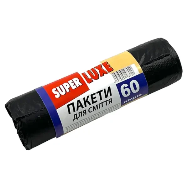 Пакети для сміття 60л 10шт