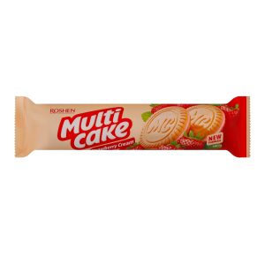 Печиво MULTICAKE Полуниця-крем 180г
