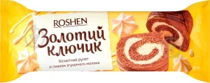 Бісквітний рулет Золотий ключик ROSHEN 180г