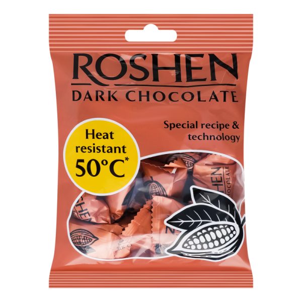 Шоколад чорний термостійкий ROSHEN 80г