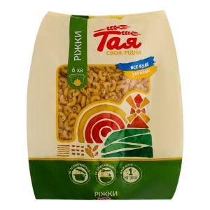Макарони Ріжки гладенькі  ТМ Тая 1кг