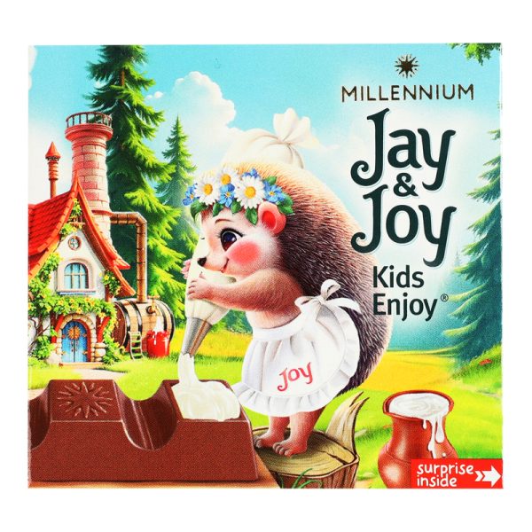 Шоколад Jay&Joy молочний з молочною нач 50 г