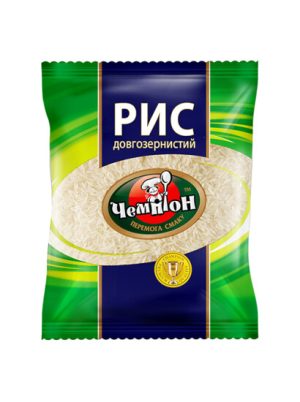 Рис довгозернистий Люкс першого ґатунку Чемпіон 800г
