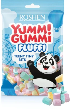 Цукерки Маршмелоу YUMMI GUMMI FLUFFI TEENY TINY BITS ROSHEN 70г