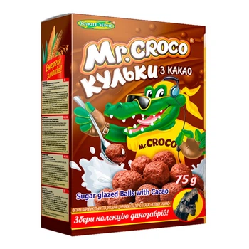 Кульки з какао  Mr.Croco 75 г