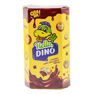 Крекер з шоколодною начинкою Hello Dino 50 г