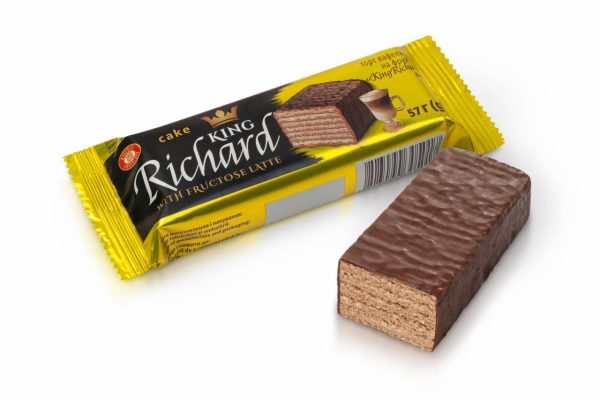 Торт вафельний на фруктозі King Richard лате 57 г