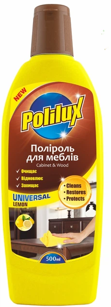 Поліроль для меблів. ТМ POLILUX 500мл