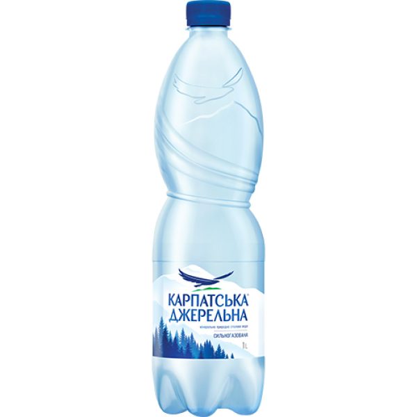 Вода Мін Карпатська джерельна газ 1 л
