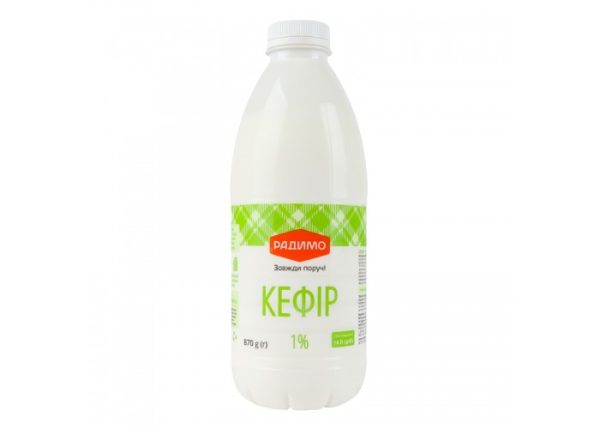 Кефір 1% радимо 870 г