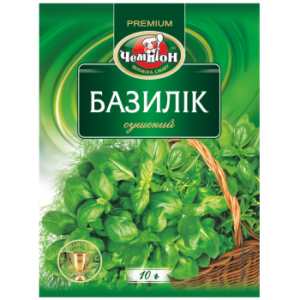 Базилік сушений. ТМ Чемпіон 10г
