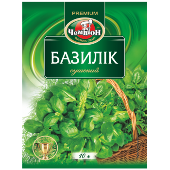 Базилік сушений. ТМ Чемпіон 10г