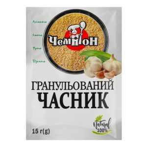 Приправа  Часник гранул  Чемпіон 15г