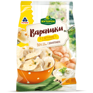 Вареники з картолею рудь 1 кг