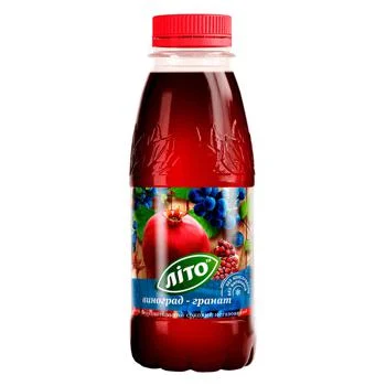 Сік Виноград-гранат. ТМ Літо 0.4 л